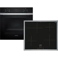 Siemens PQ212XA02Z, Zonen-Induktionskochfeld, 4 Zone(n), Glaskeramik, Schwarz, Touchsteuerung, 59,4 cm