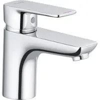 Kludi PURE&STYLE Waschtisch-Einhandmischer, Auslaufhöhe 75mm, ohne Ablaufgarnitur, 400280575, Farbe: Chrom