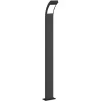 LUCANDE LED Wegeleuchte Juvia , schwarz, Aluminium, Modern, LED Außenleuchte
