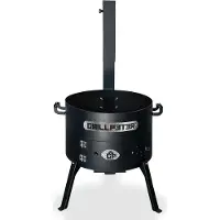 Grillpeter Utschak Asamat Ø50cm mit Abzugsrohr Feuerofen für Kazan 22Liter