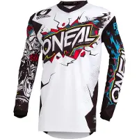 O'Neal Element Jersey Villain Kinder Radtrikot weiss S