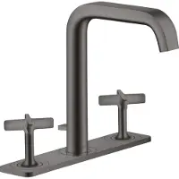 Hansgrohe 3-Loch-Waschtischarmatur 170 Axor Citterio E A 165mm, m ZugstAblGar, Pl, b bla vc