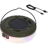 Lumineo Solar Lichterkette 10m aufrollbar & USB-C aufladbar mit 136 LEDs Bunt