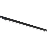 Arcchio LED-Schienenleuchte Harlow, schwarz, 109 cm, 3.000K Harlow, schwarz, für Arbeitszimmer / Büro, Aluminium, Modern, Stromschienenstrahler