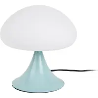 Leitmotiv - Tischleuchte Hongo - Nebeliges Blau - Ø20cm Tischlampe - Nachttischlampe, Wohnzimmer, Schlafzimmer