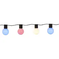 Best Season LED-Party Light, 20-teilig LED, Farbe bunt, Kabel schwarz, outdoor, 476-22