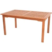 Merxx Gartentisch Lima 150 x 90 cm - Eukalyptus