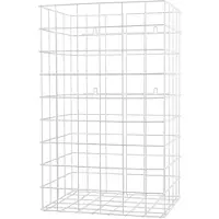 Mediqo-Line Abfallkorb | Zink | weiß | 60 Liter