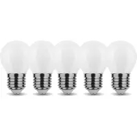 V-TAC 4w E27 Mini LED Leuchte Leuchtmittel Birne Milchglas Standard Edison Gewinde 2700K Warmweiß