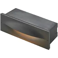 LUCANDE LED-Wandeinbauleuchte Zandro, 25 cm, anthrazit, IP65 Zandro, schwarz, Aluminium, Modern, Wandleuchte außen