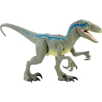 Mattel GCT93 - Jurassic World - Dino Rivals - Spielfigur, Velociraptor Blue