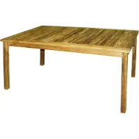 Linder Exclusiv GmbH Klassischer Premium Teak Tisch rechteckig Gartentisch Teakholz Teakmöbel 150 cm