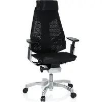 Hjh OFFICE GENIDIA PRO - High End Bürostuhl Schwarz