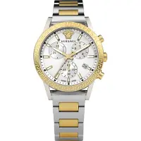 Versace VEKB00622 Sport Tech Lady Chrono weiss silber gold Damen Uhr NEU