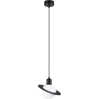Sollux Pendelleuchte HYPERION 1 Schwarz 1xG9 8W Stahl 125x20x20cm