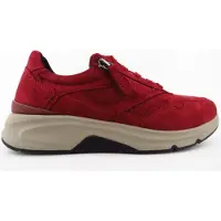 Gabor Rollingsoft Nubuk opera Damen sportlicher Schnürer in Rot, Größe 7