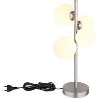 Globo Lighting LED Tischleuchte, Metall, Glas, H 51 cm
