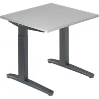 Hjh OFFICE PRO XTRA XB 8 GG - Grau 80 x 80 höhenverstellbar