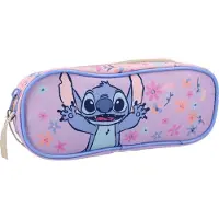 Vadobag Stitch Spring Smiles, Weiches Federmäppchen, Mehrfarbig, Mädchen, Reißverschluss, Mädchen, Stitch