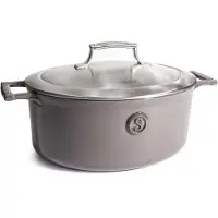 Saveur Selects Gusseiserner Kochtopf mit Deckel, Ø 30cm 4,7L, emailliert, alle Herdarten