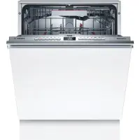 Bosch Serie 4 SMV4HDX52E, Voll integriert, Standardgröße (60 cm), Weiß, Edelstahl, Tasten, 1,75 m