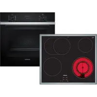 Siemens PQ212KA02Z, Glaskeramikkochfeld, 4 Zone(n), Glaskeramik, Schwarz, Touchsteuerung, 58,3 cm