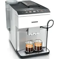 Siemens EQ.500 TP515D02, Espressomaschine, 1,9 l, Kaffeebohnen, Eingebautes Mahlwerk, 1500 W, Silber, Weiß