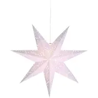 Best Season Papierstern "Romantic Star" ca.54 x 54 cm, incl. Kabel, Farbe weiß, 236-16