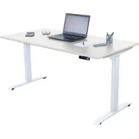 Schaff Schreibtisch elektrisch höhenverstellbar, Ergonomische Arbeitstisch, Gestell und Tischplatte