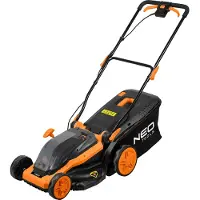Neo Tools 36V Akku Rasenmäher - 380mm Schnittbreite, 45L Fangkorb, Bürstenloser Motor, Einstellbare Schnitthöhe, Leichte Konstruktion, Ohne Akku, Ideal für Mittelgroße Gärten