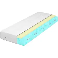 IZER Activ Viscoschaum Kaltschaummatratze Memory Härtegrad 2in1 H3 H2 90x200 Orthopädische Atmungsaktive 7-Zonen Matratzenbezug mit Reißverschluss