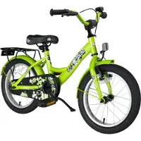 Bikestar Kinder Fahrrad ab 4 Jahre | 16 Zoll Classic Kinderrad | Grün
