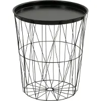 Greemotion Beistelltisch, schwarz, Ø ca. 40 x 46 cm