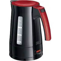 Melitta Enjoy Aqua, 1,7 l, 2400 W, Schwarz, Rot, Wasserstandsanzeige, Überhitzungsschutz, Drahtlos