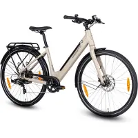 SAXONETTE "E-BIKE Cityrad URBANA" 7 Gang Shimano Tourney 6/7-fach Schaltwerk Kettenschaltung Heckmotor 250 W Packung, (mit integr. Akku), Elektrofahrrad für Alltag und Einkauf