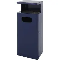 Vepa Bins Abfallbehälter für draussen mit Dach 55 Liter blau (31024520)