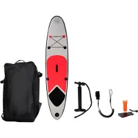 Merkloos AufblasbaresSurfboard 243x57x7cm, mit Tasche, Pumpe