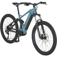 Prophete DICE 4.0 Full-Suspension E-MTB 27,5" – AEG 48V Mittelmotor 250W, bis 160 km Reichweite, Shimano Cues 10-Gang, Suntour Federgabe