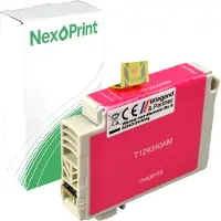 NexoPrint Druckerpatrone kompatibel zu Epson C13T129340 magenta Stylus Office BX 625 FWD Epson BX 535 WD Epson BX 525 WD Epson BX 320 FW Epson BX 305 FW Plus