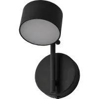 Osram Decor Kyoto LED Wandleuchte 12W 3000K 350lm Schwarz, Aluminium, Touch-Dim, für Schlafzimmer, CRI90, IP20