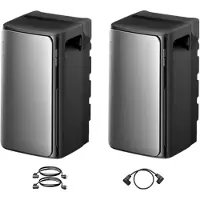 EcoFlow Powerness Balkonkraftwerk Speicher 3840Wh Stream AC Pro All-in-One Speicher x2 und Kabels für Balkonkraftwerk, (0% MwSt)