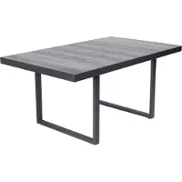 LC Garden Keramo Couchtisch Anthrazit / Aluminium