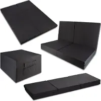 Sleezzze CloudComfort Basic Doppel-Gästeklappmatratze 140 x 195 cm als Einzelbett, Doppelbett und Sitzgelegenheit verwendbar