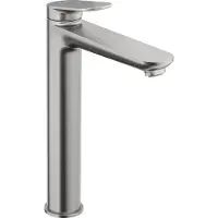 Duravit Waschtischarmatur XL Wave Edelstahl gebürstet 176 mm Ausladung