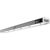 CombiSteel Wärmestrahler aus Edelstahl mit 3 Heizelementen 1800x180x90mm