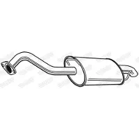 Walker 23369 Endschalldämpfer für TOYOTA COROLLA (ZZE12, NDE12, ZDE12) Auspuff