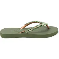 Lazamani Palma Beach Damen Flip Flops Green Größe 37/38