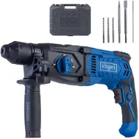 Scheppach Bohrhammer DH2260 - 230V 1050W | 3 Joule Schlagkraft | SDS-Plus | 26mm Bohrleistung Beton | 4in1 Funktion | 5500bpm | Variable Drehzahl