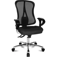 Topstar Bürodrehstuhl "Head Point SY Deluxe" schwarz inkl. Armlehnen