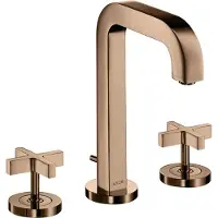 Hansgrohe 3-Loch-Waschtischarmatur 170 Axor Citterio m A 140mm, Kreuz, ZugstAblGar, Ros, po r